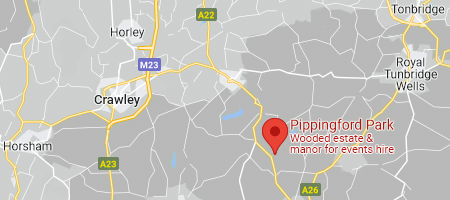 Pippingford Park Estate Location